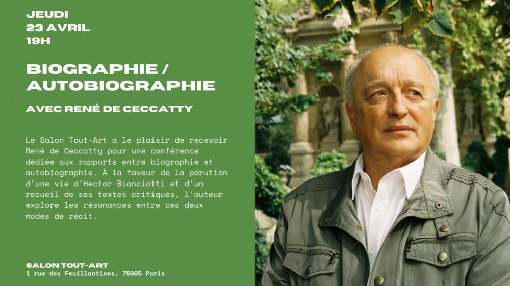 Biographie/Autobiographie avec René de Ceccatty